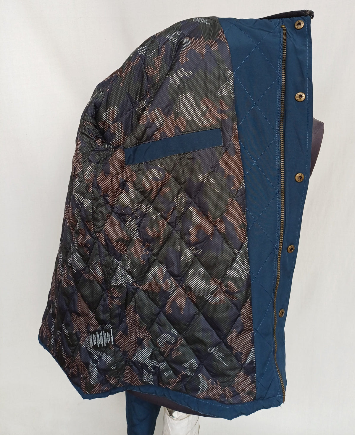 Robert Graham Corduroy Collar Quilted Padded Jacket Mens M
