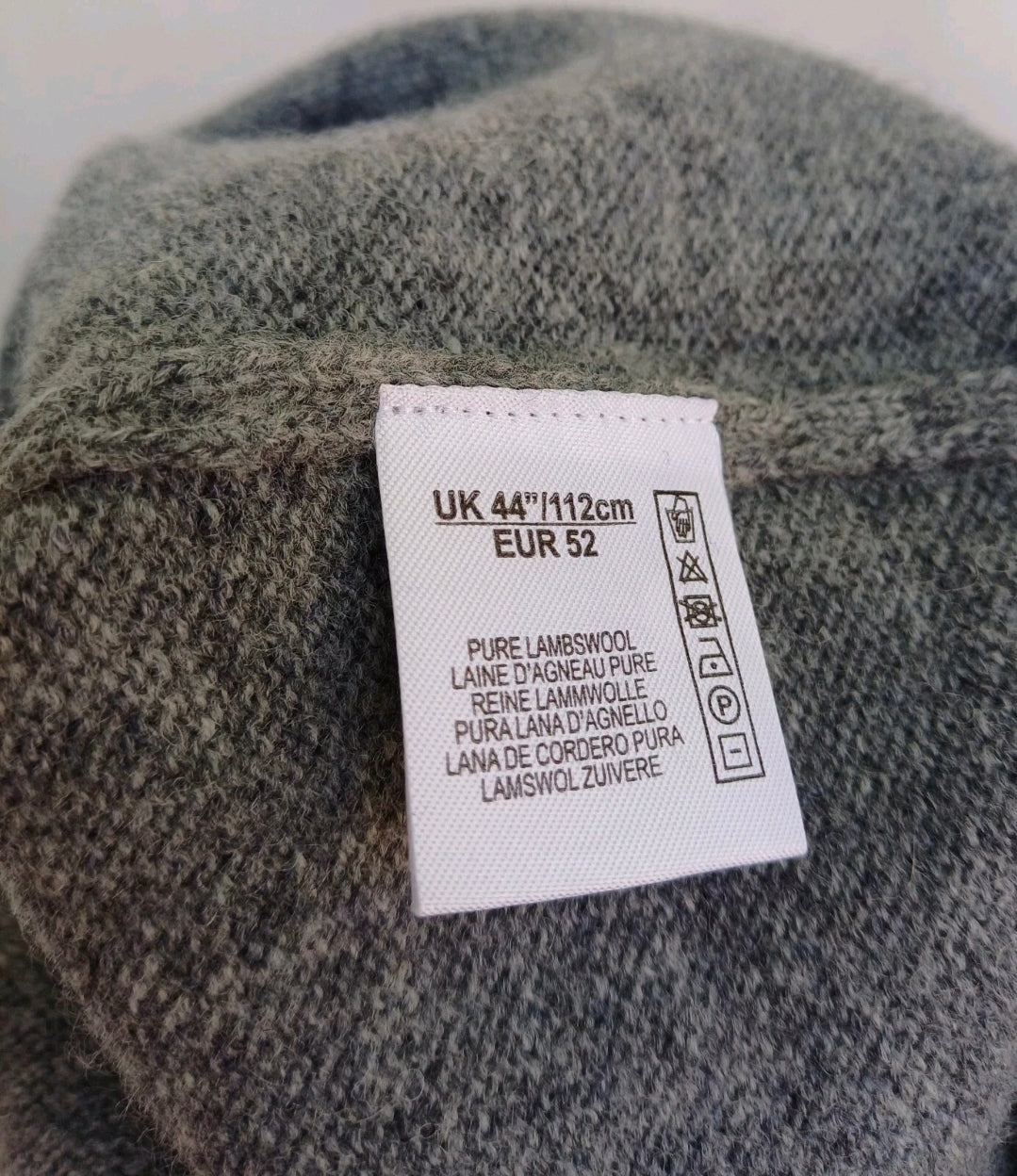 Alan Paine Lambswool Crew Neck Pullover Sweater EU 52/Mens L