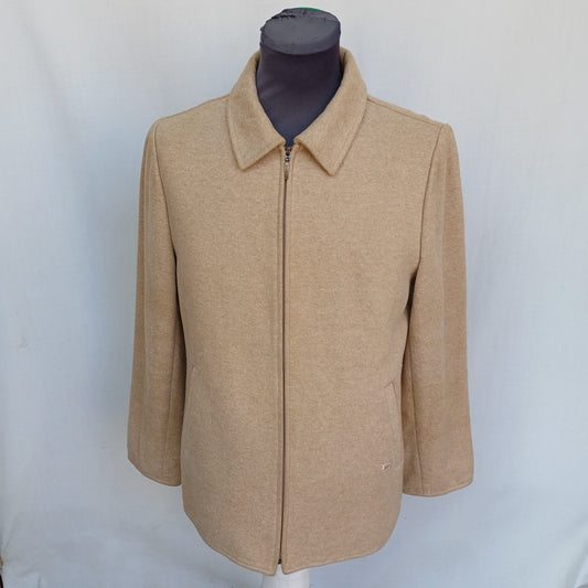 Burberry London Womens Full Zip Wool Jacket Size 42/Large