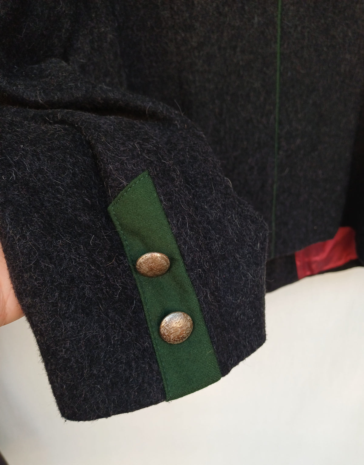 Vintage 90s Steinbock Womens Wool Trachten Jacket Size EU 46-48/US 16/XL
