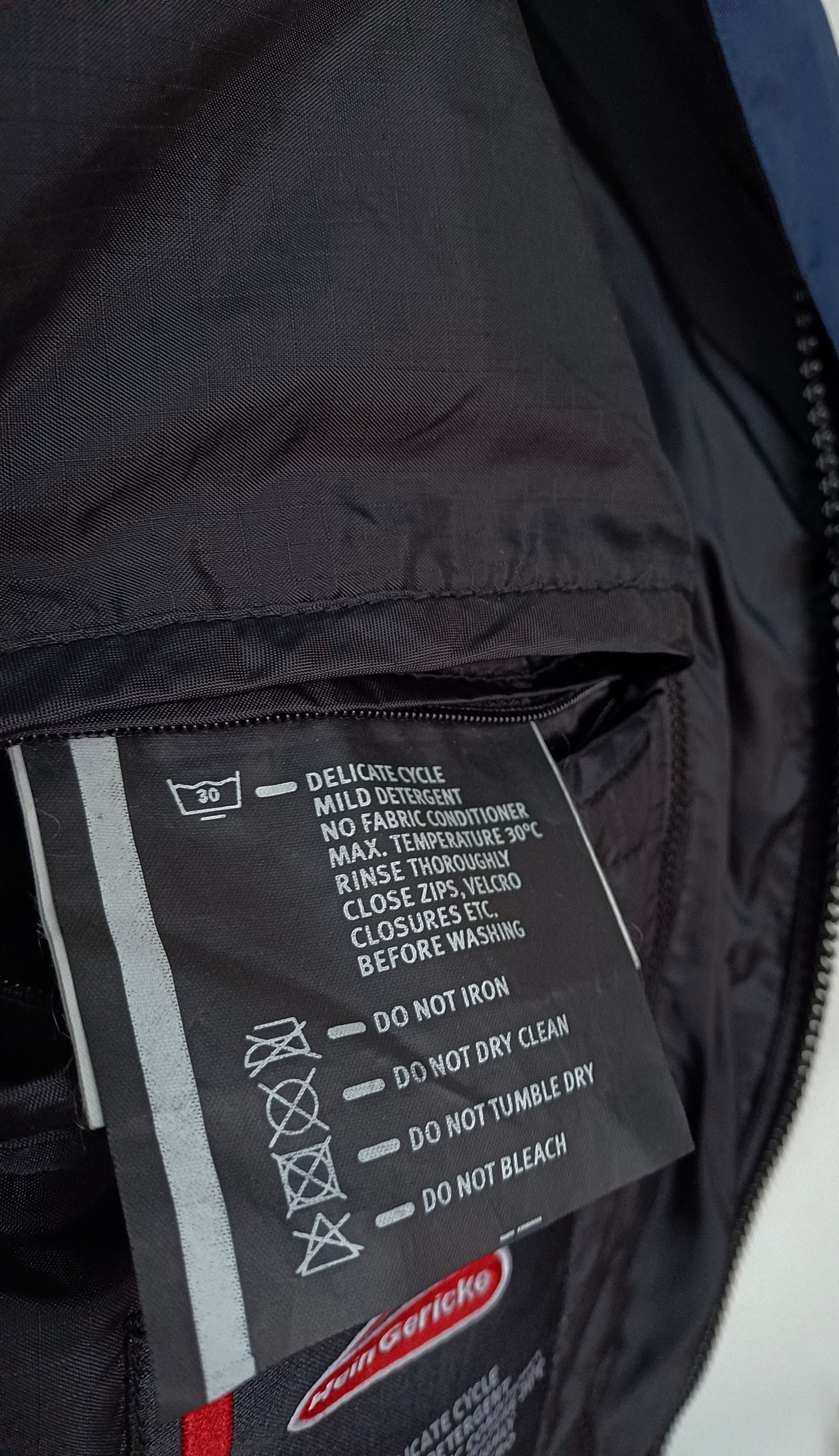 Hein Gericke Textile Motorcycle Zip/Snap Jacket Mens L