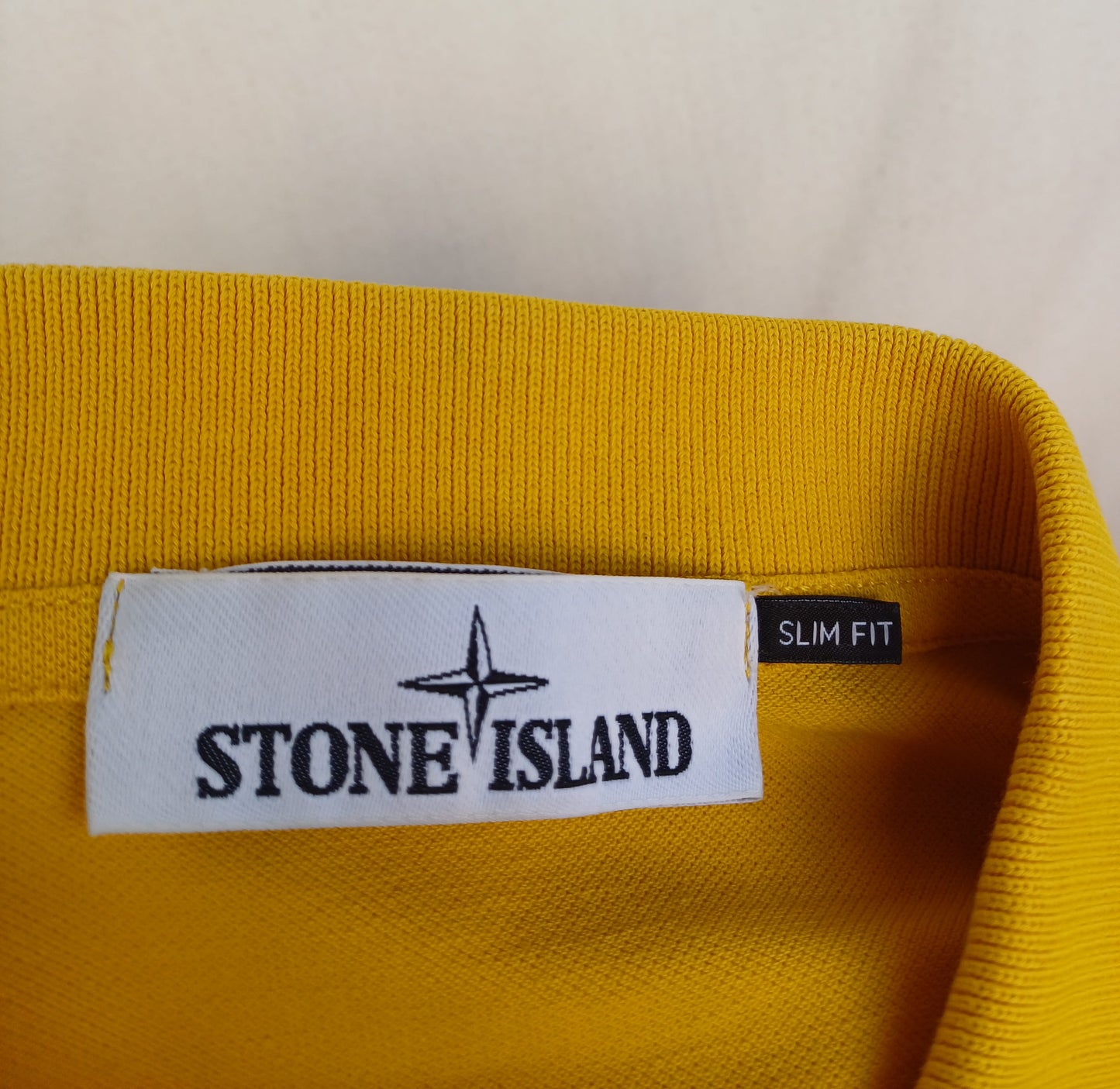 Stone Island Slim Fit Cotton Polo Button Shirt Mens S