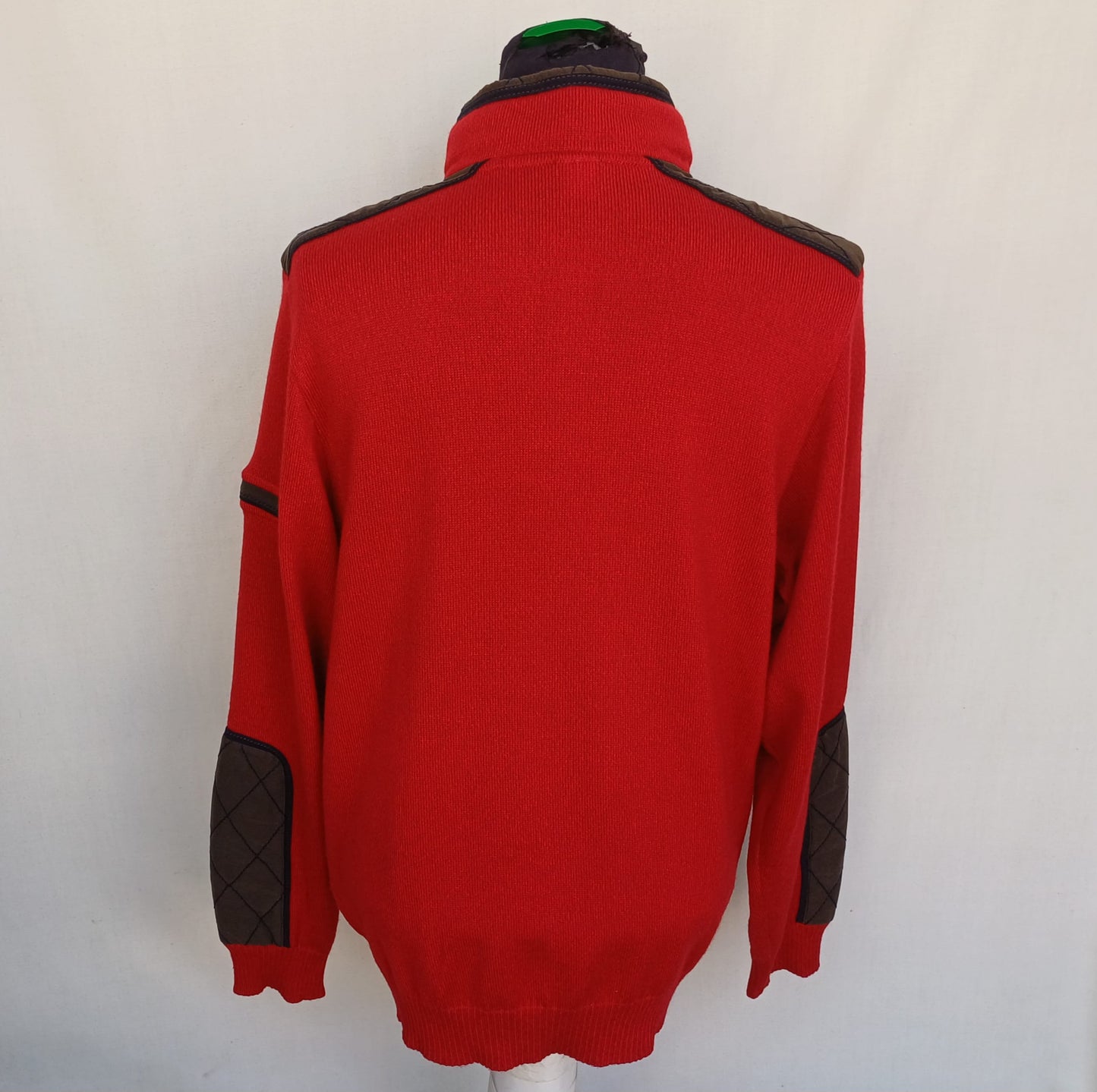 Paul and Shark Yachting 100% Wool Half Zip Sweater Mens M