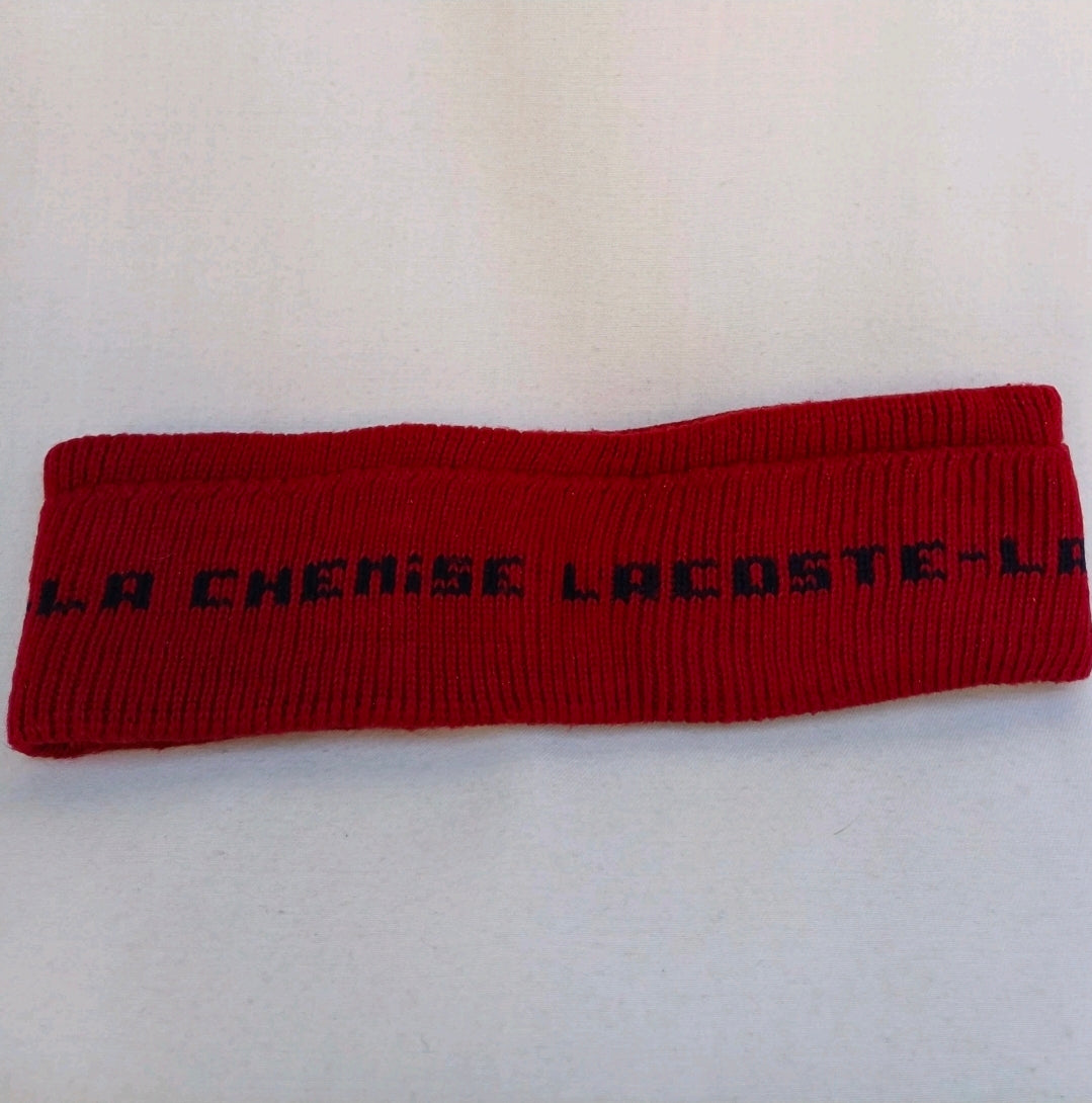 Vintage Chemise Lacoste Acrylic Headband One Size Adult