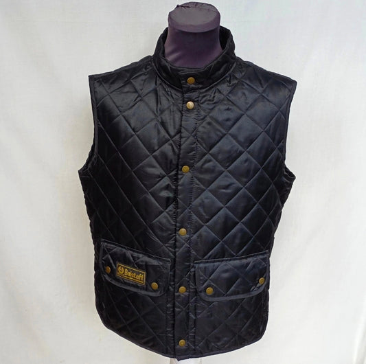 Belstaff Valtherm Motorcycle Snap Liner Quilted Vest Waistcoat Gilet Mens M