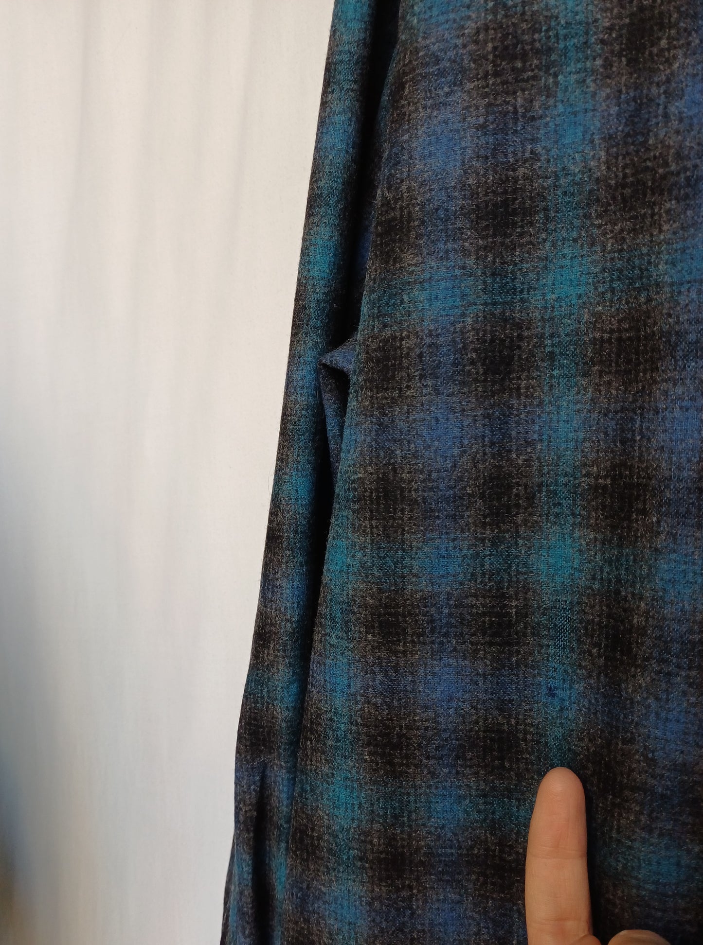 Pendleton Flannel Wool Plaid Button Shirt Mens L