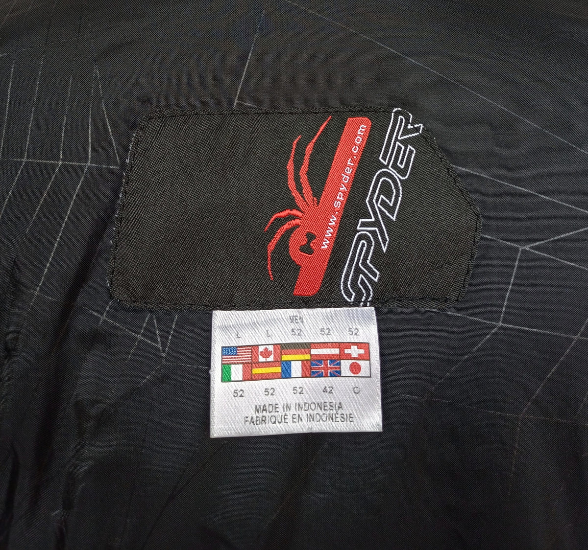 Vintage Spyder Dermizax Full Zip Ski Hooded Jacket W/Removable Sleeves Mens L