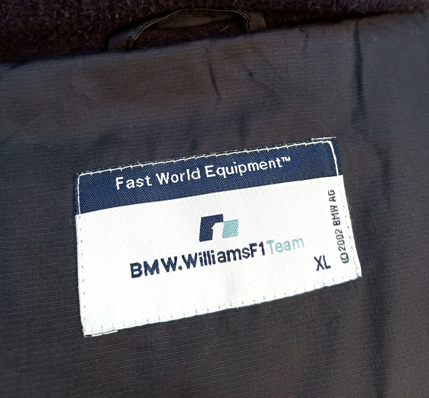 Vintage BMW Williams F1 team 2002 Formula One Racing Jacket Mens XL