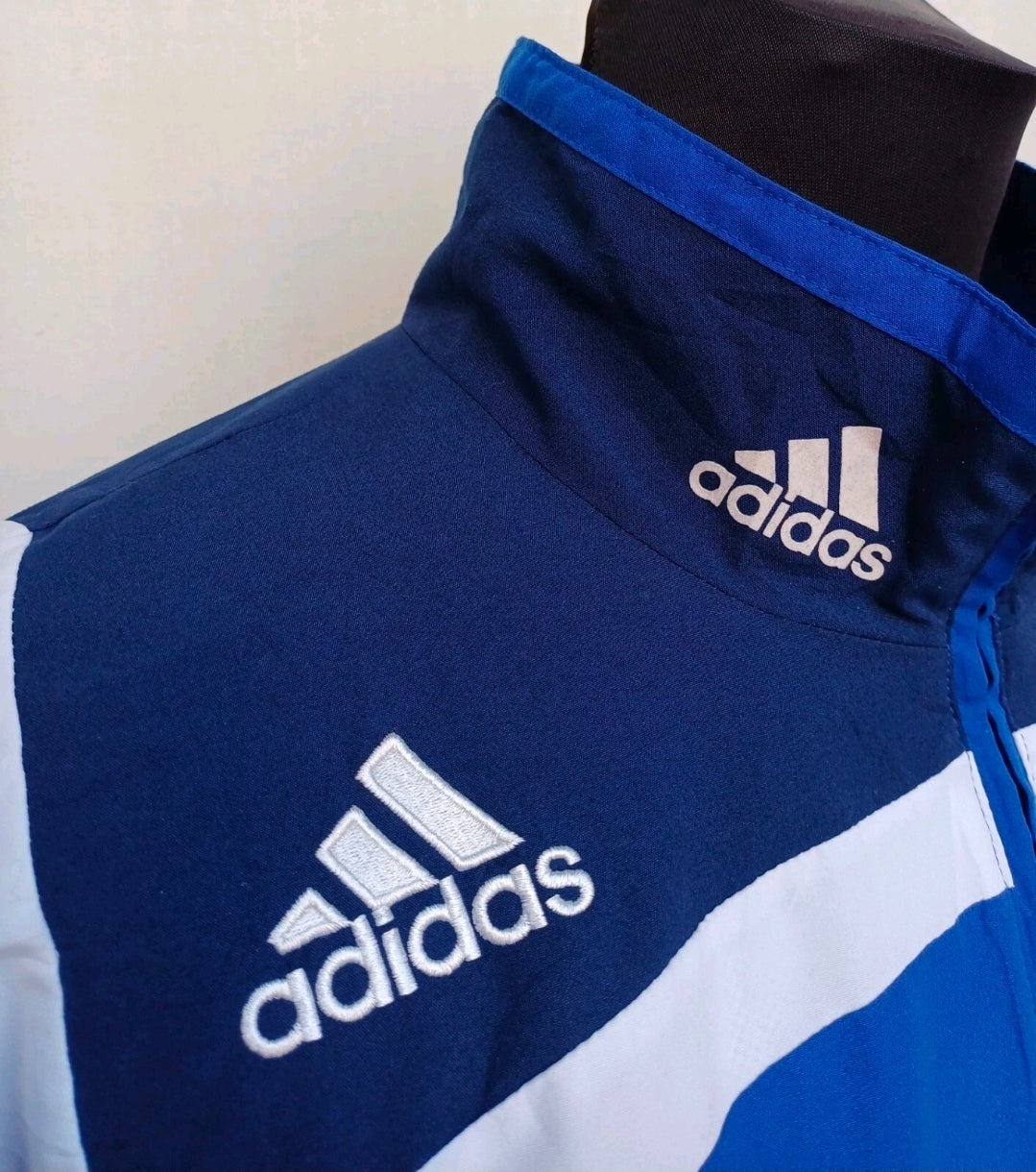 Schalke 2007/2008 Adidas Mesh Lining Zip Track Top Jacket Mens L