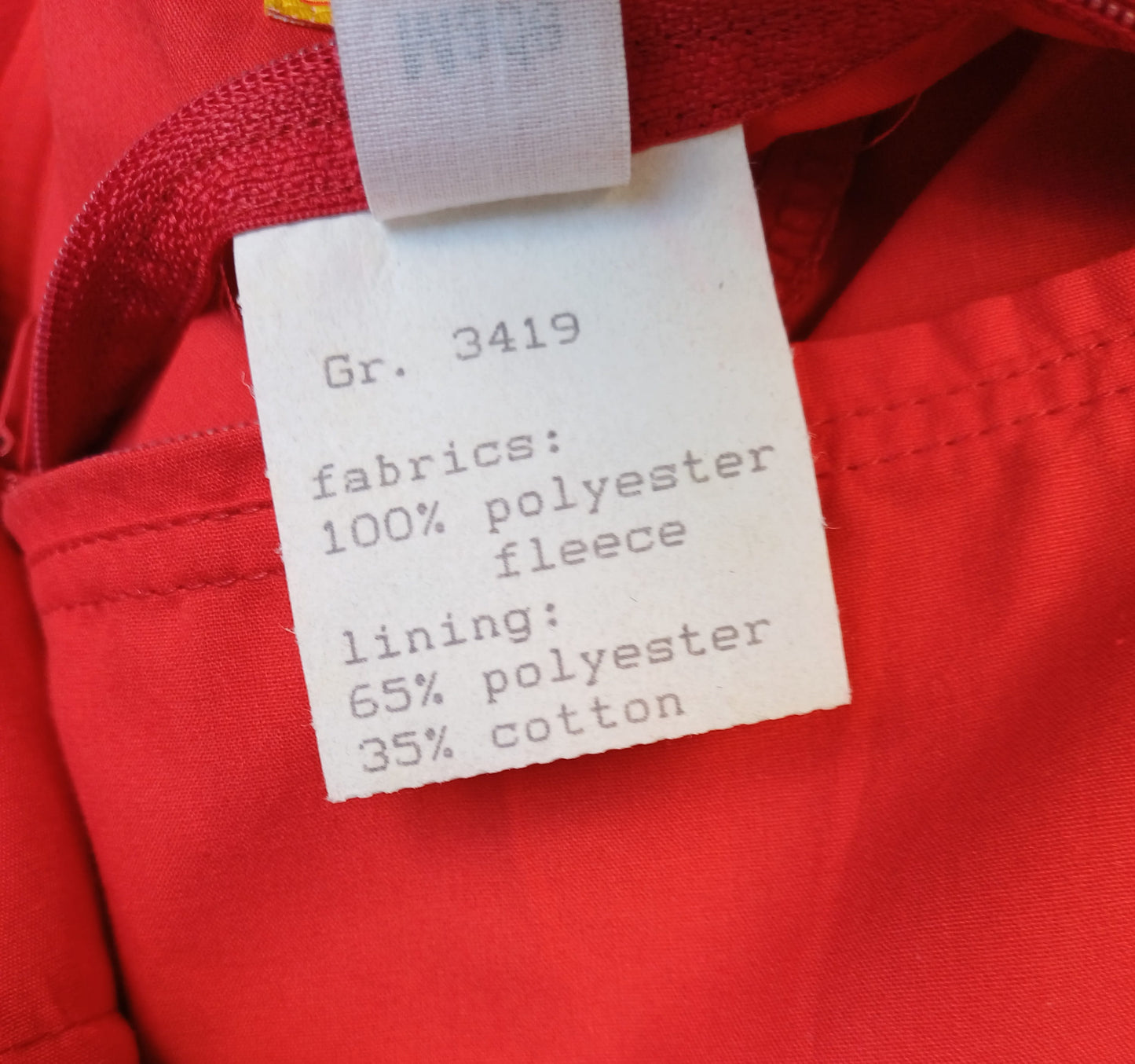 DHL WindStopper Full Zip Fleece Jacket Mens L