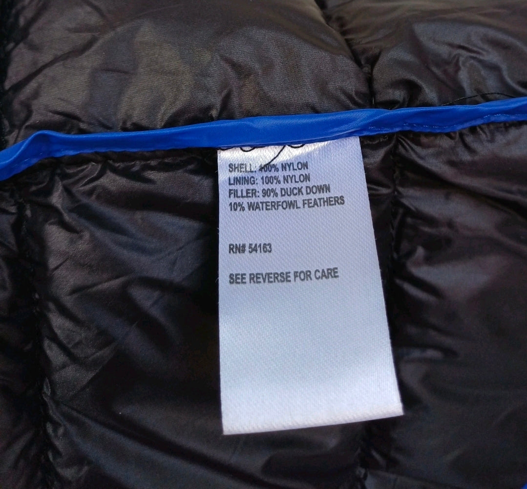 Calvin Klein Premium Duck Down Womens Lightweight Packable Puffer Jacket Size XL