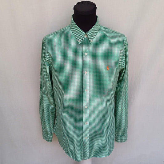 Polo Ralph Lauren Slim Fit button Down Check Shirt Mens M