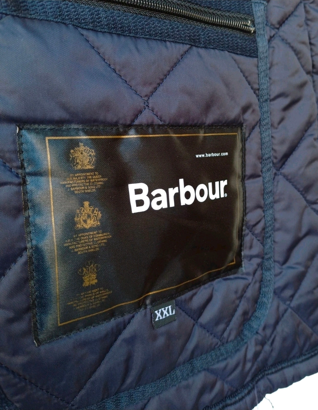 Barbour Liddesdale Quilted Snap Padded Jacket Mens 2XL