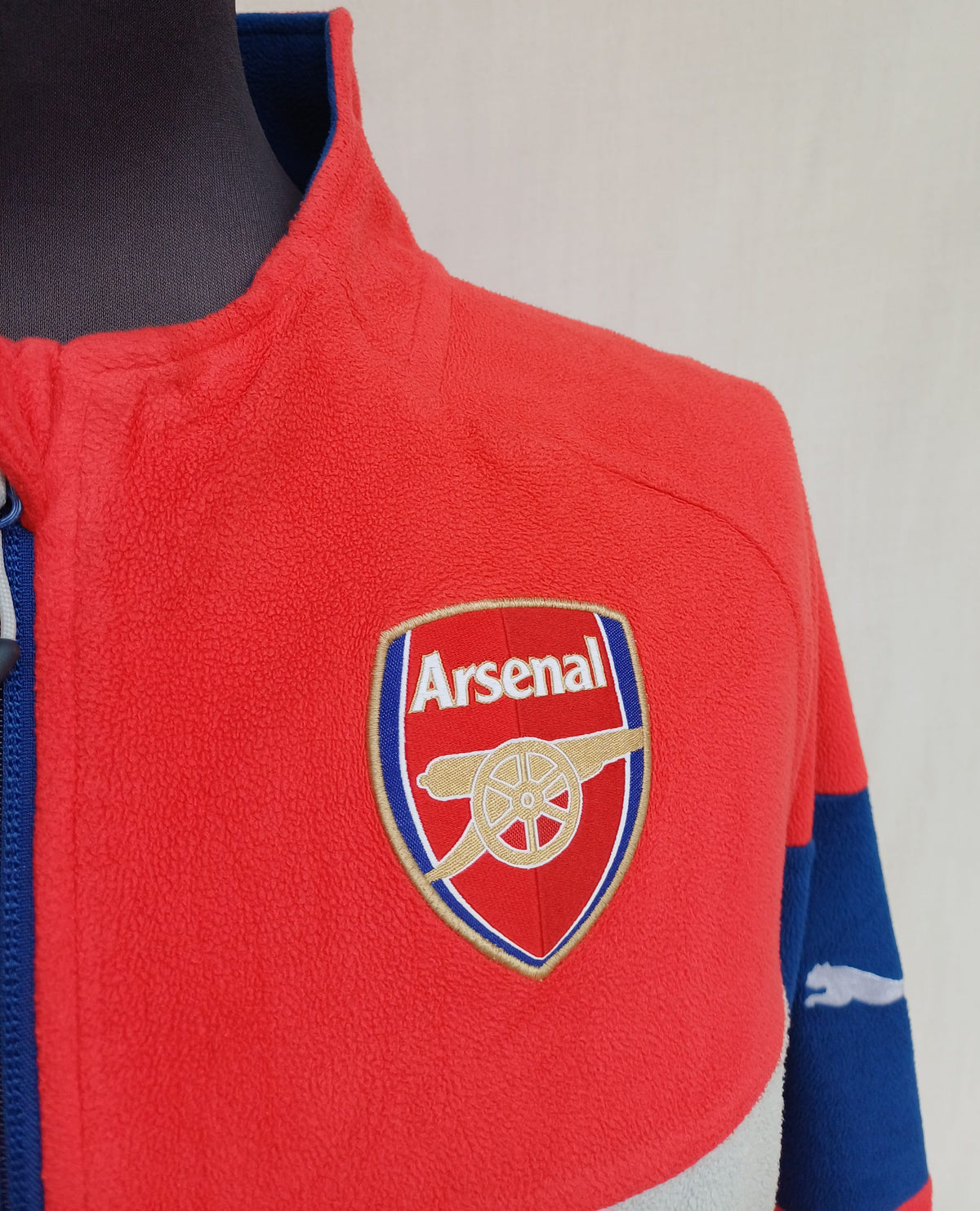 Arsenal 2014/15 Puma 1/4 Zip Fleece Training Top Mens L