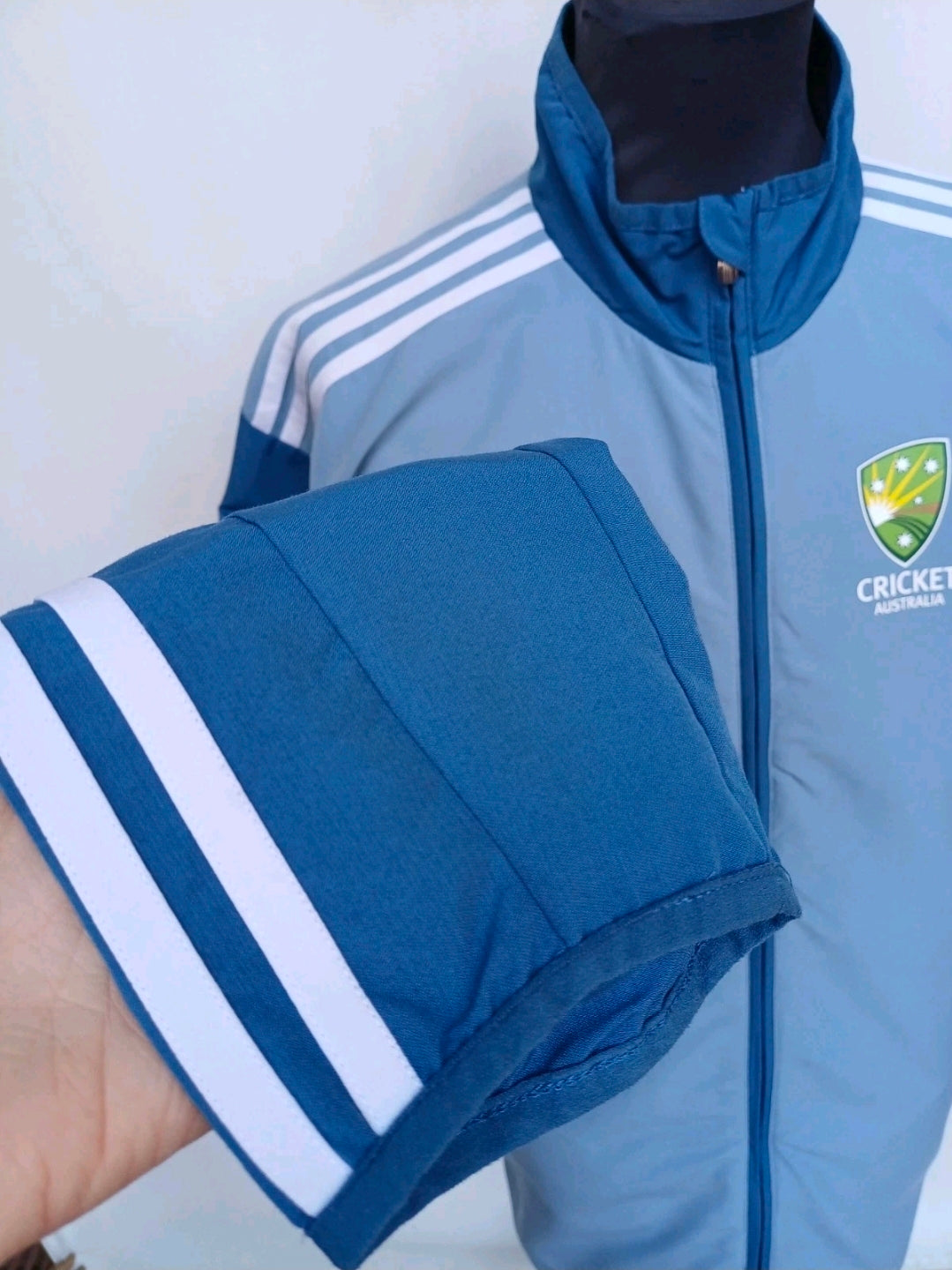 Australia Cricket 2010 Adidas Zip Training Track Top Jacket Mens L