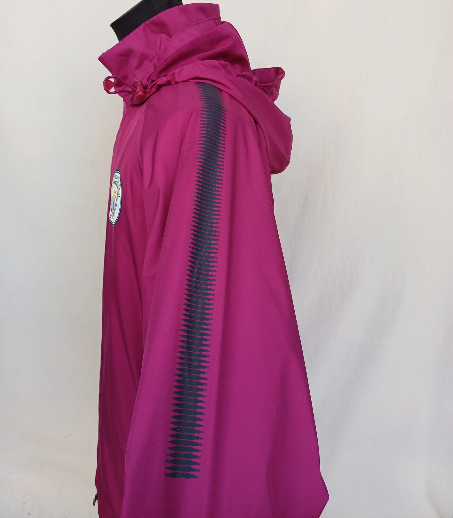 Manchester City 2017/18 Nike Player Issue Hooded Rain Jacket Coat Mens L