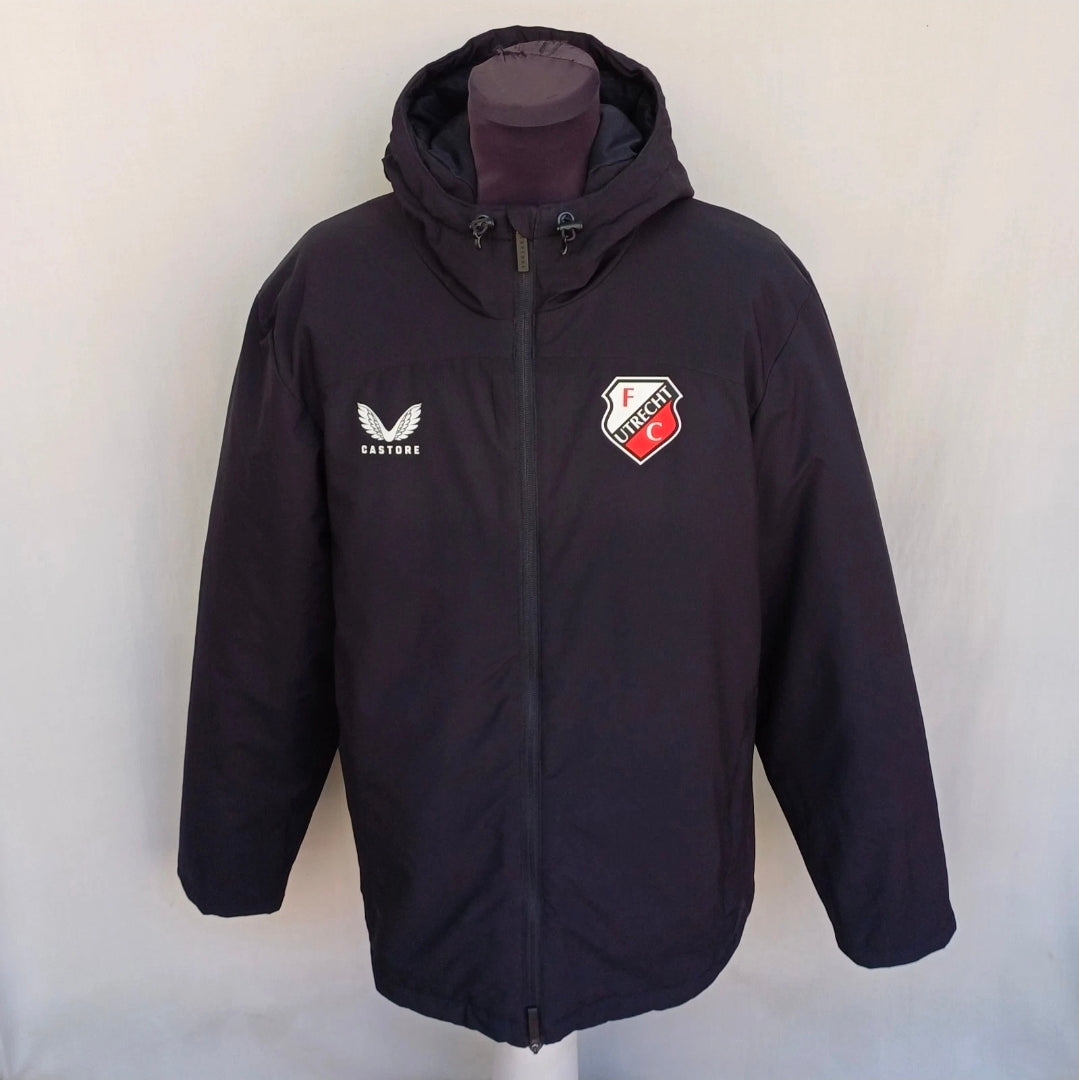 Utrecht 2023/24 Castore Bench Coat Padded Training Zip Jacket Mens L