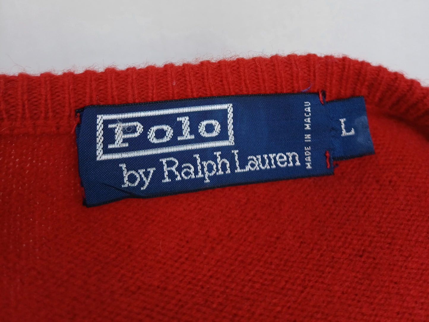 Polo Ralph Lauren 100% Lambswool Crew Neck Sweater Mens L