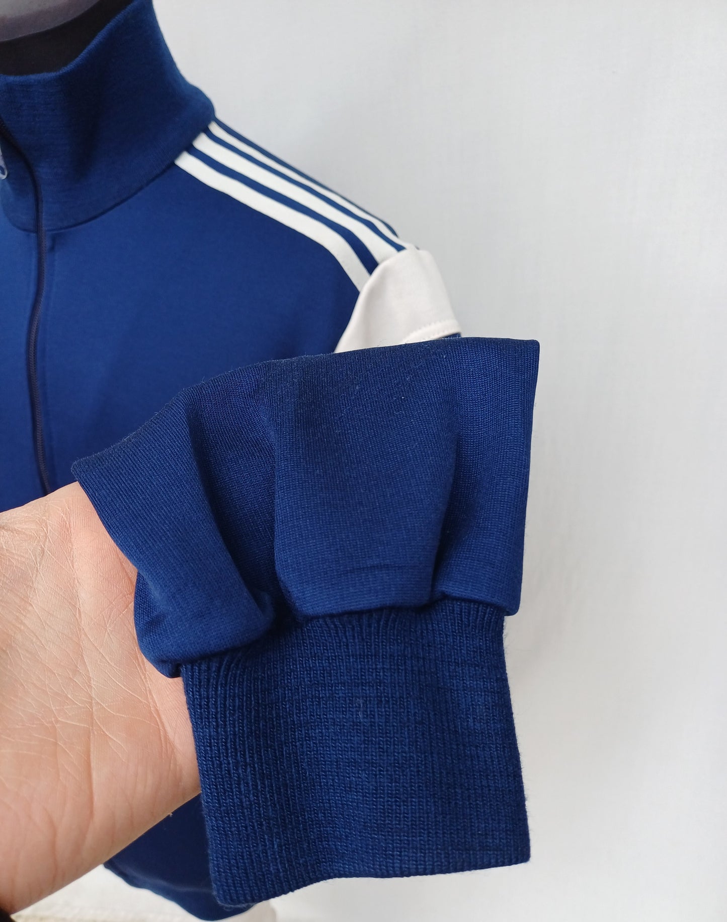 Vintage 90s Adidas Zip Track Top Jacket Striped Mens M