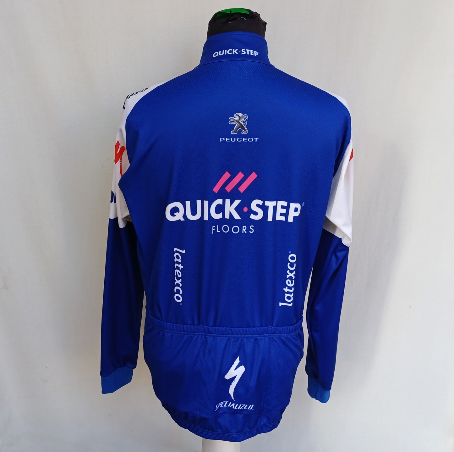 Quick Step Vermarc 2017 Windtex Long Sleeve Cycling Jersey Mens L