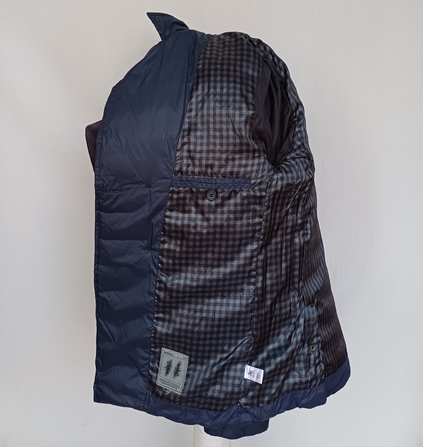 Anthony Morato Button Quilted Double Breasted Down Blazer Jacket Size EU 48/Mens M