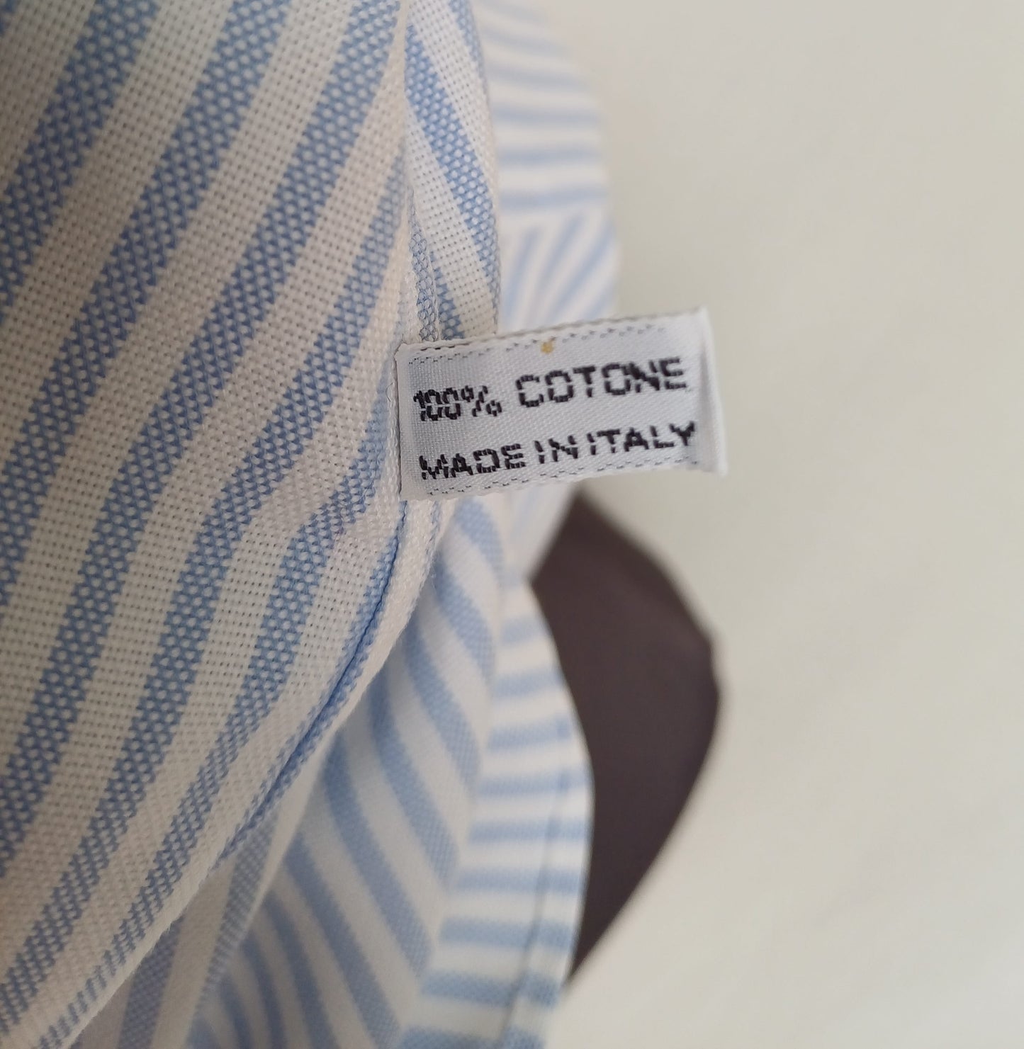 Borrelli Napoli Striped Button-Down Shirt Size 38/15/Mens M