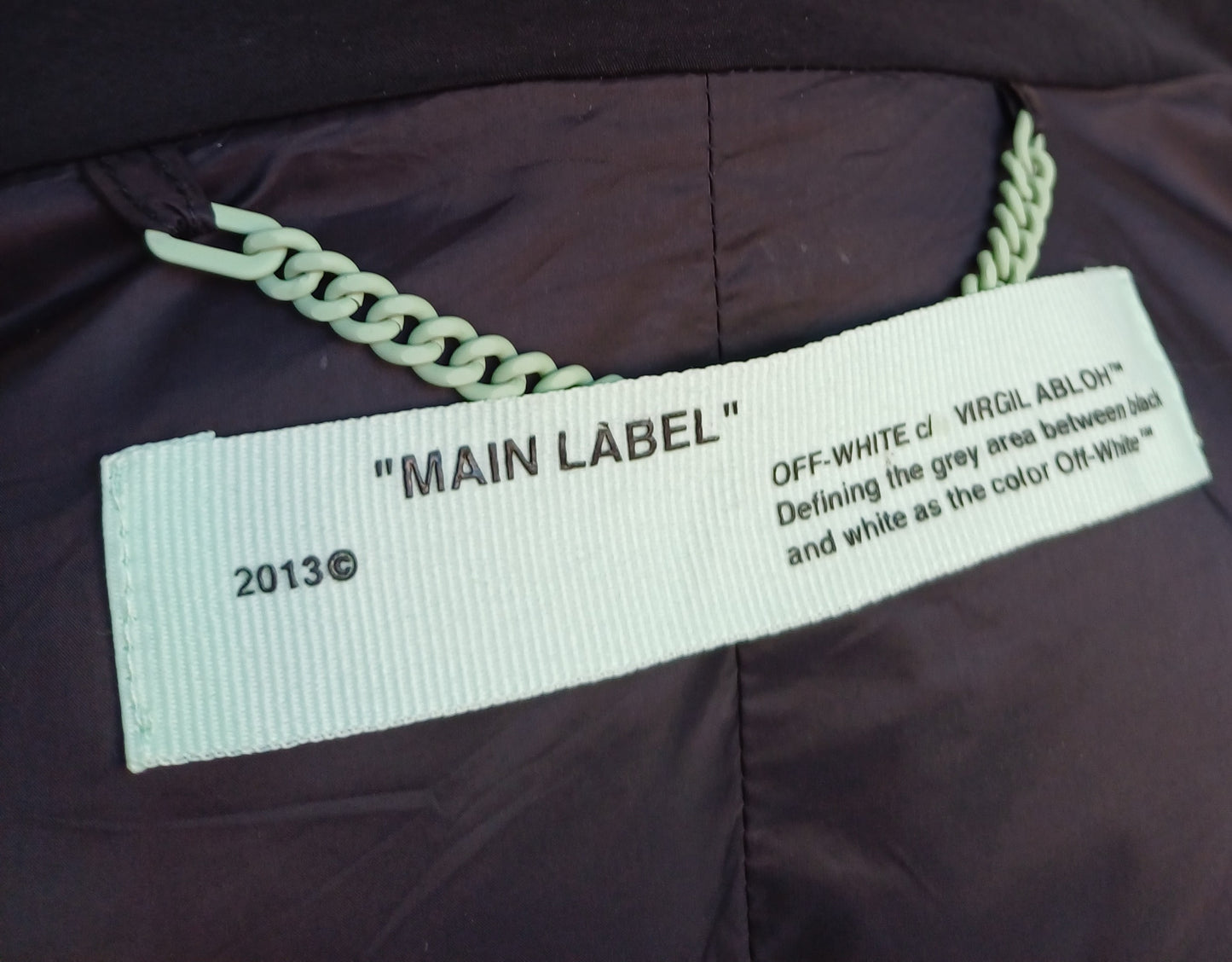 Off-white Quilted Ski Down Puffer Jacket Mens L