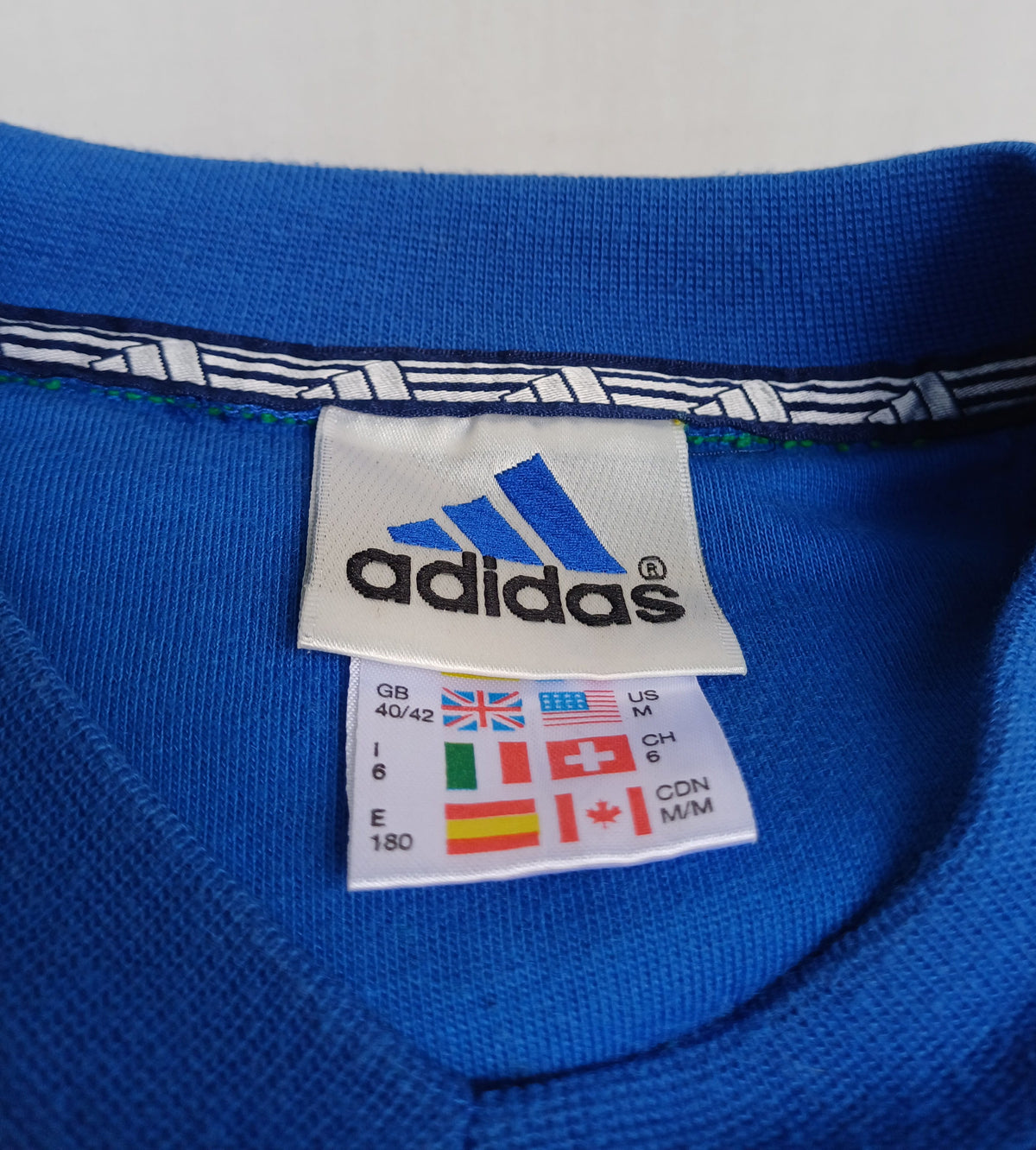 Vintage 90s Adidas V-neck  Pullover Sweatshirt Mens M