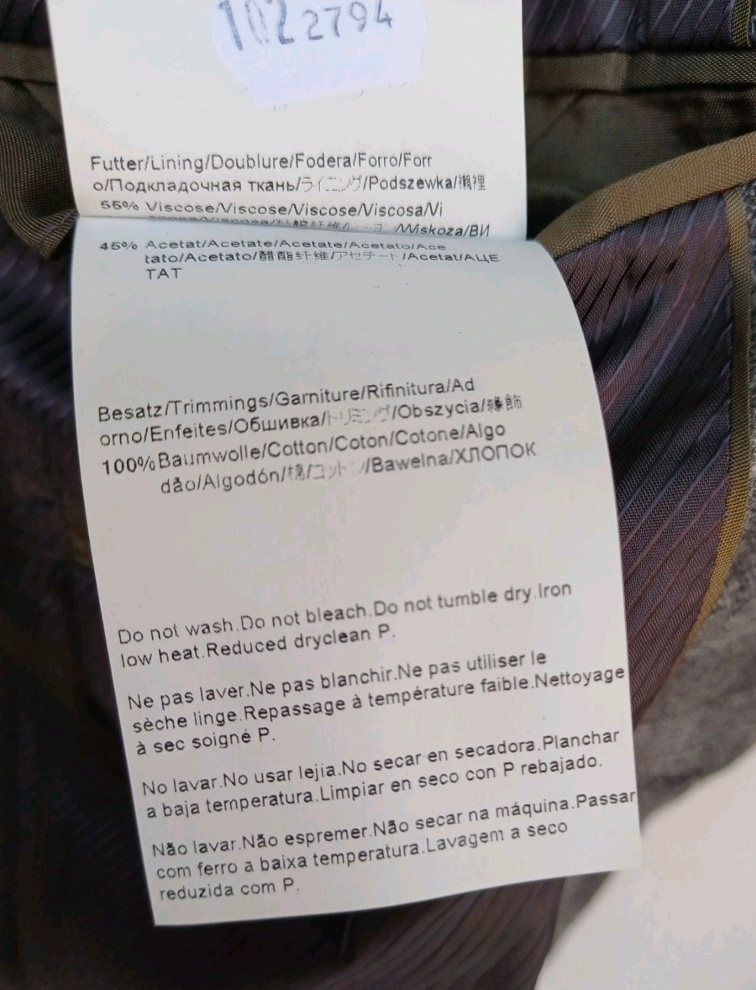 New Without Tags Hugo Boss "The Smith5" Wool Check Mens Button Blazer Jacket US 42 Long