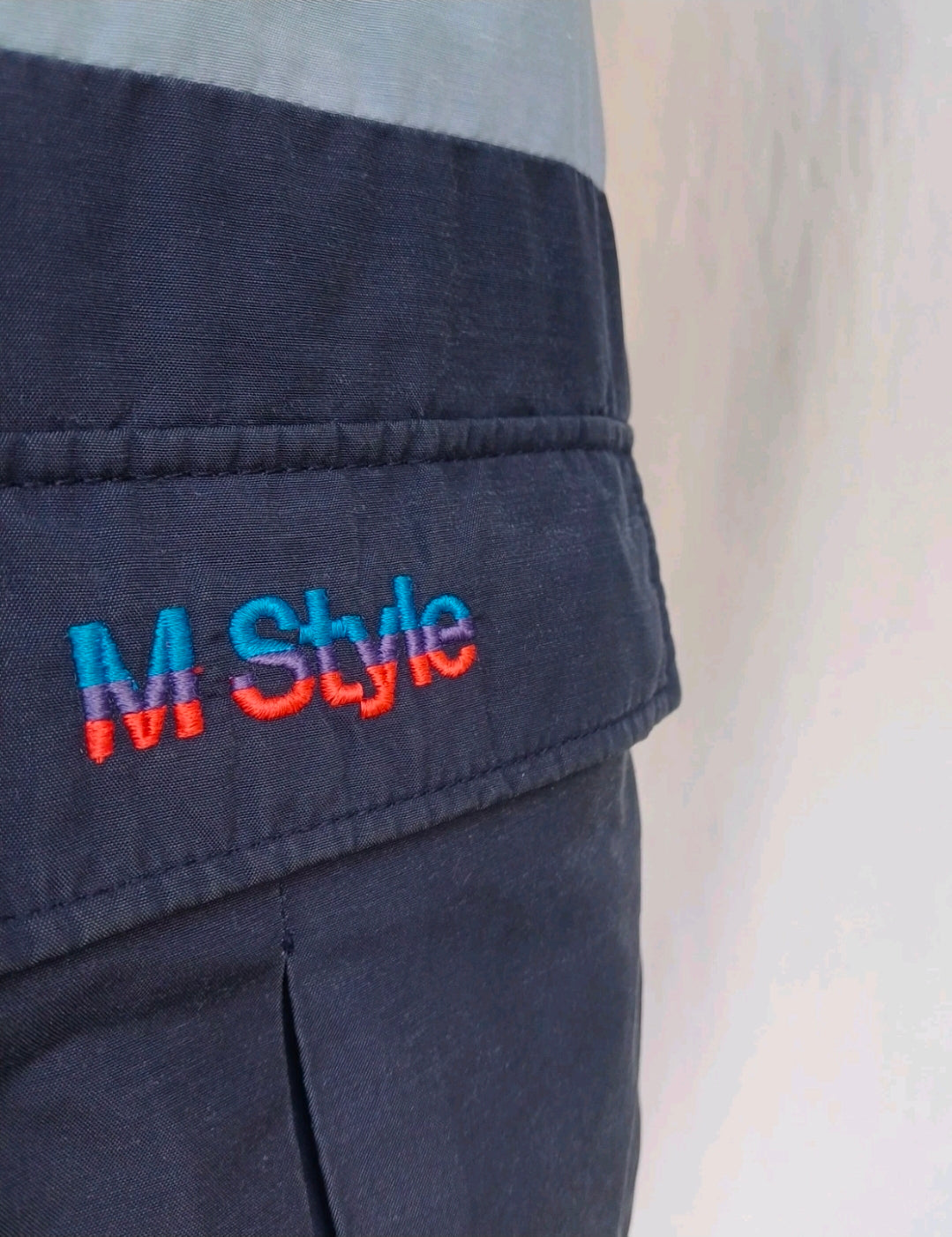 Vinatge 80s BMW M Style Head Reversible Wool/Cashmere Jacket Size 52/Mens L