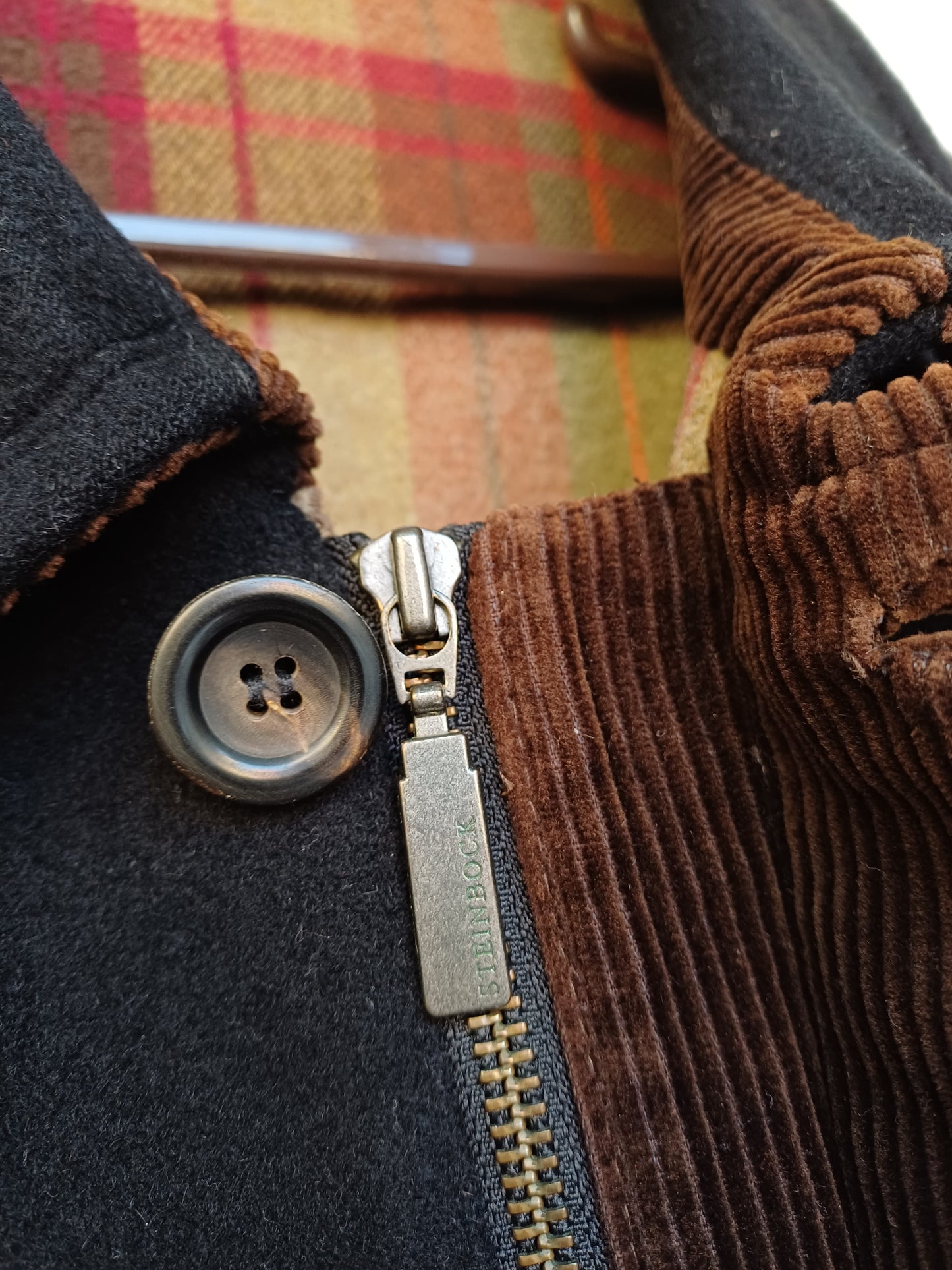 Steinbock Tirol Austria Mens Wool/Cashmere Button Coat Overcoat EU 54/US 44