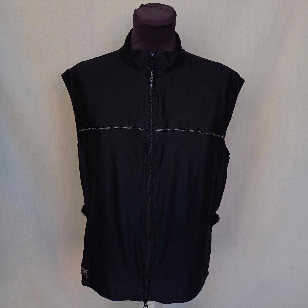 Gore Bike Wear Wind Stopper Zip Cycling Vest Gilet Mens XL
