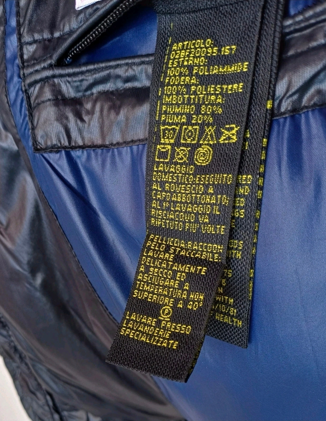 Blauer USA Womens Zip/Button Raccoon Fur Quilted Down Puffer Jacket Size XS