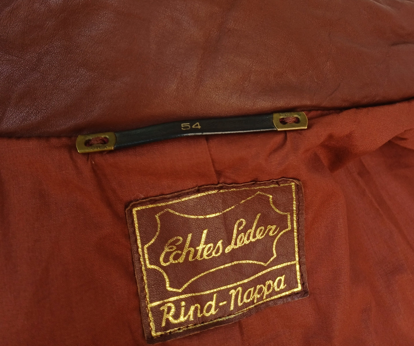 Angelo Litrico Cowhide Leather Long Coat Mens EU 54