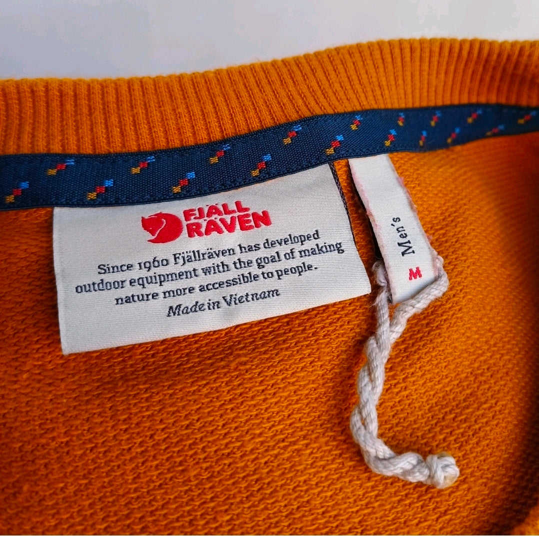 Fjallraven Cotton Crew Neck Vardag Pullover Sweater Jumper Mens M