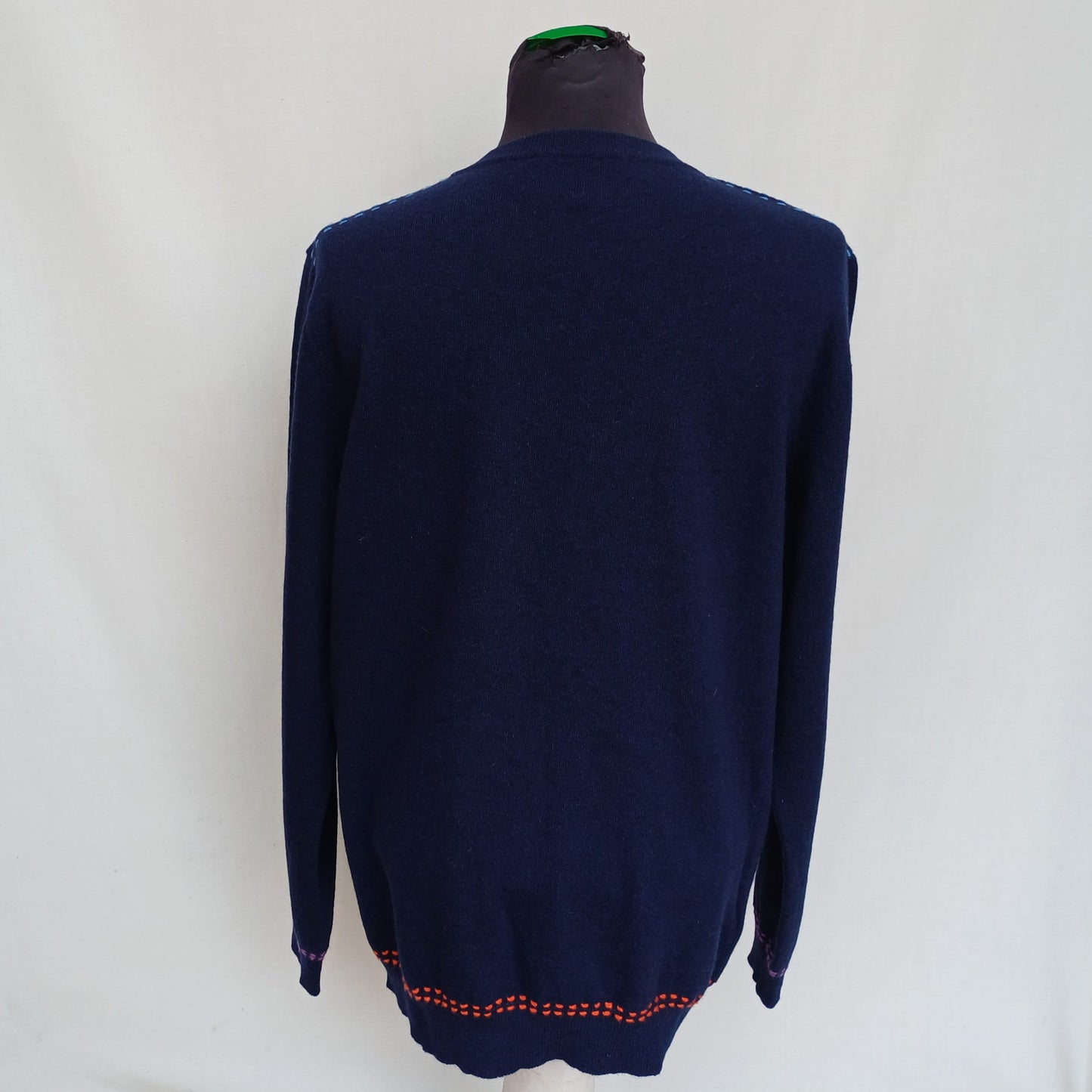 Fred Perry X Raf Simons Wool Crew Neck Sweater Jumper Size 40/Mens M/L