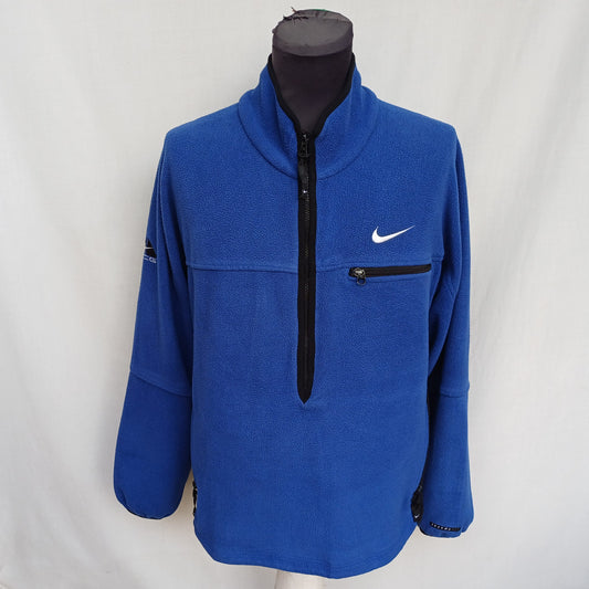 Vintage Nike ACG Therma-Fit Half Zip Fleece Pullover Mens M