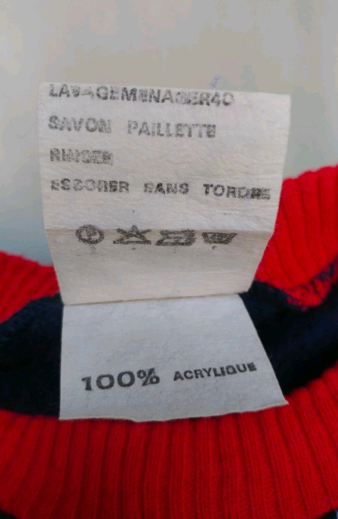 Vintage 80s Crew Neck Training Long Sleeve Pullover Sweater Mens M