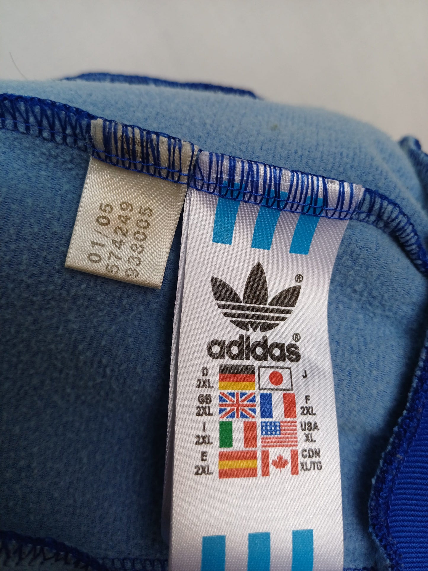 Vintage 2005 Adidas Zip Track Top Jacket Mens XL/2XL