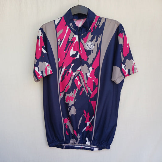 Vintage Aitos Short Sleeve Cycling Jersey Mens 3XL