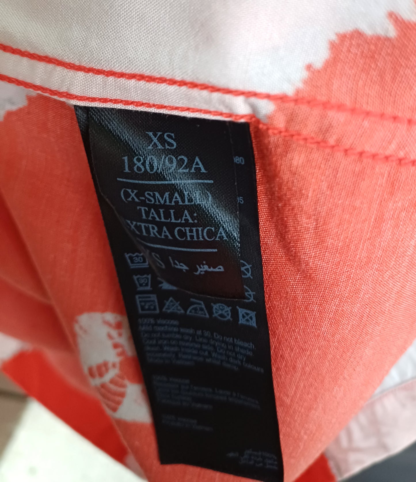 Allsaints Nimbus Relaxed Fit 100% Viscose Button-Up Shirt Mens XS Fits S