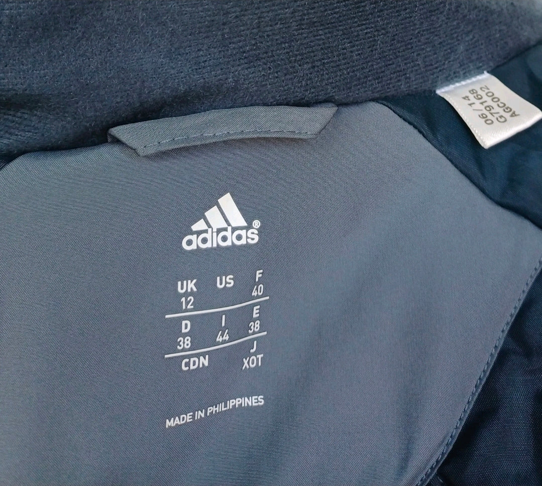 Adidas Universal All Weather Womens Zip Padded Jacket Size L