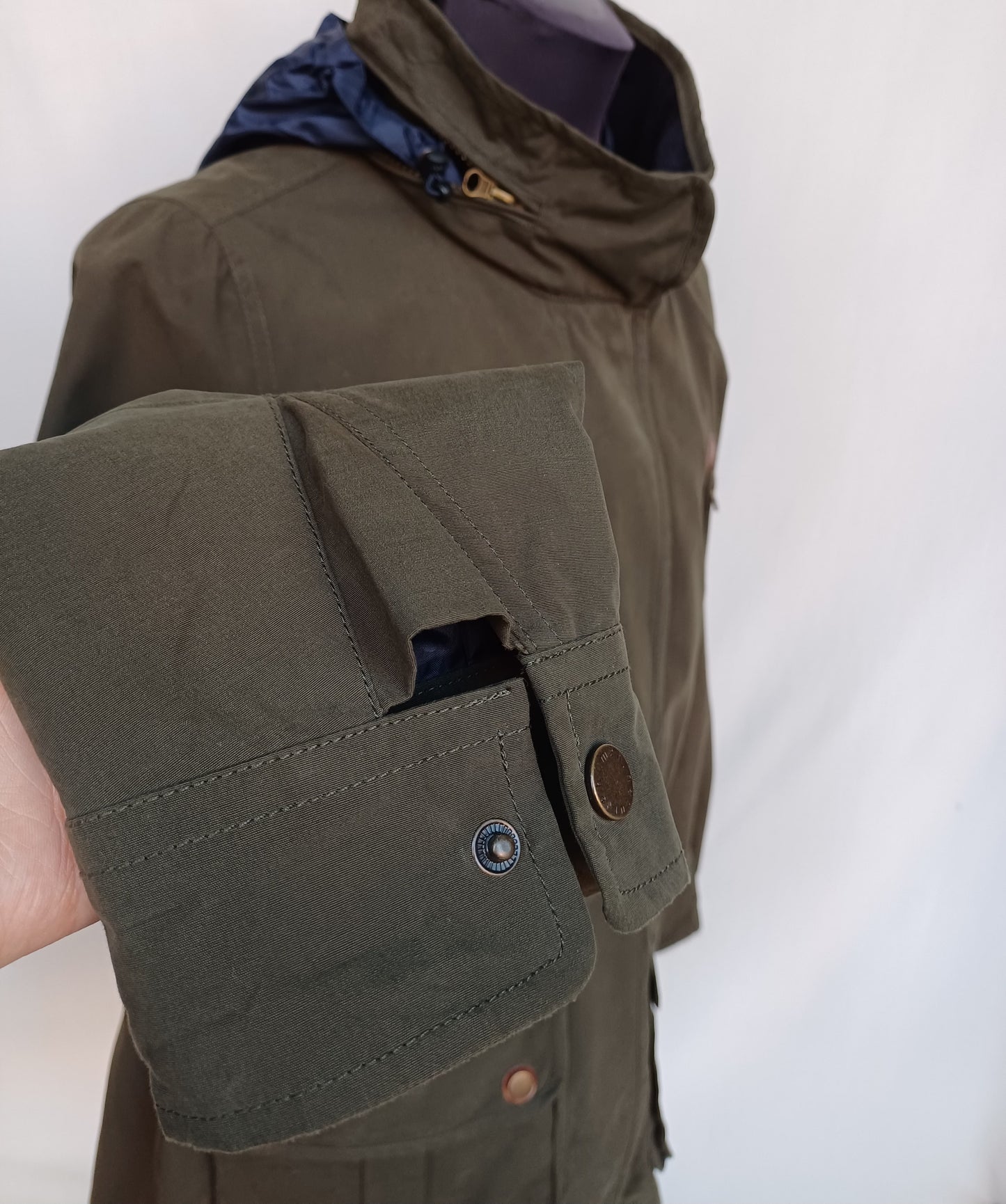 Human Nature Womens Nore Wax Jacket W/Removable Lining Size L