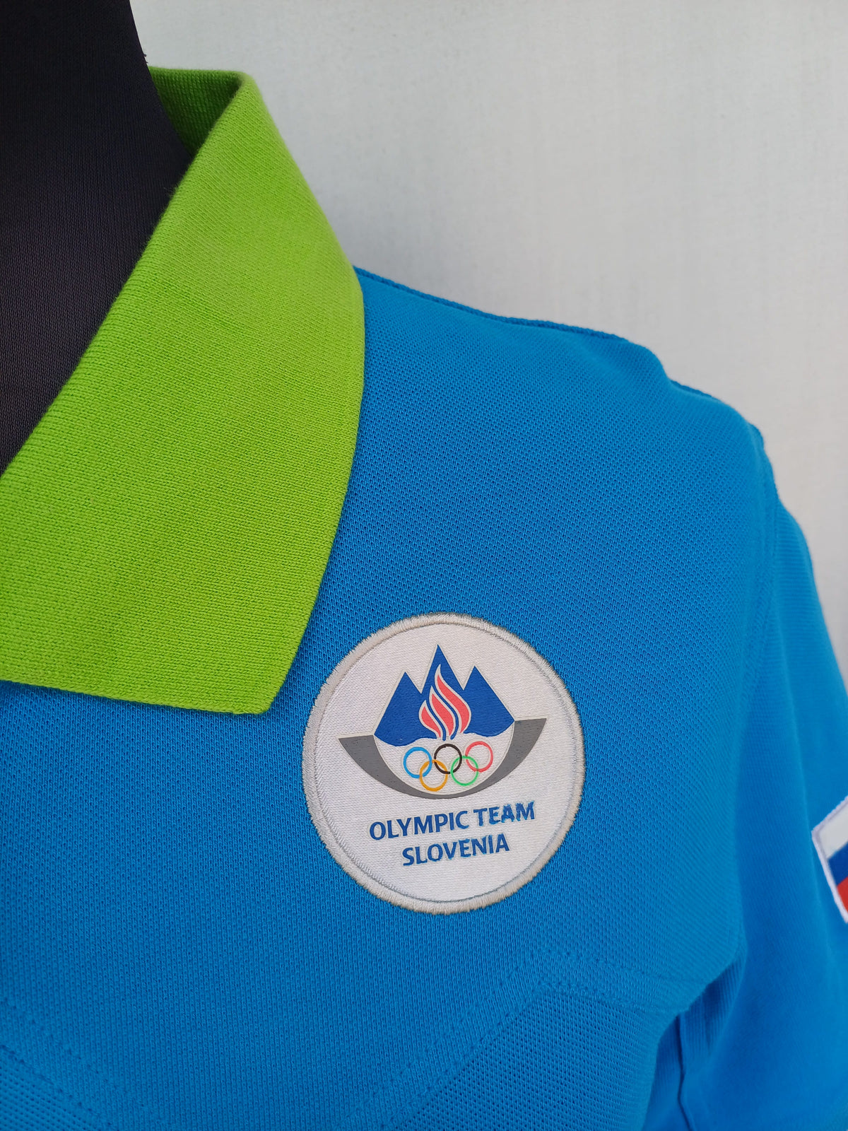 Slovenia Olympic Team Peak Polo Shirt Mens M
