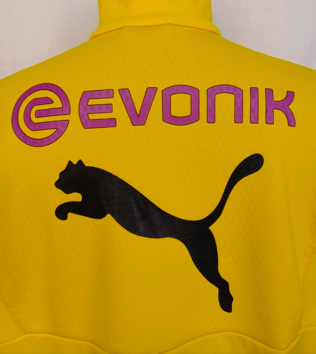 Borussia Dortmund 2018/19 Puma Drill Training Top Zip Long Sleeve Mens L