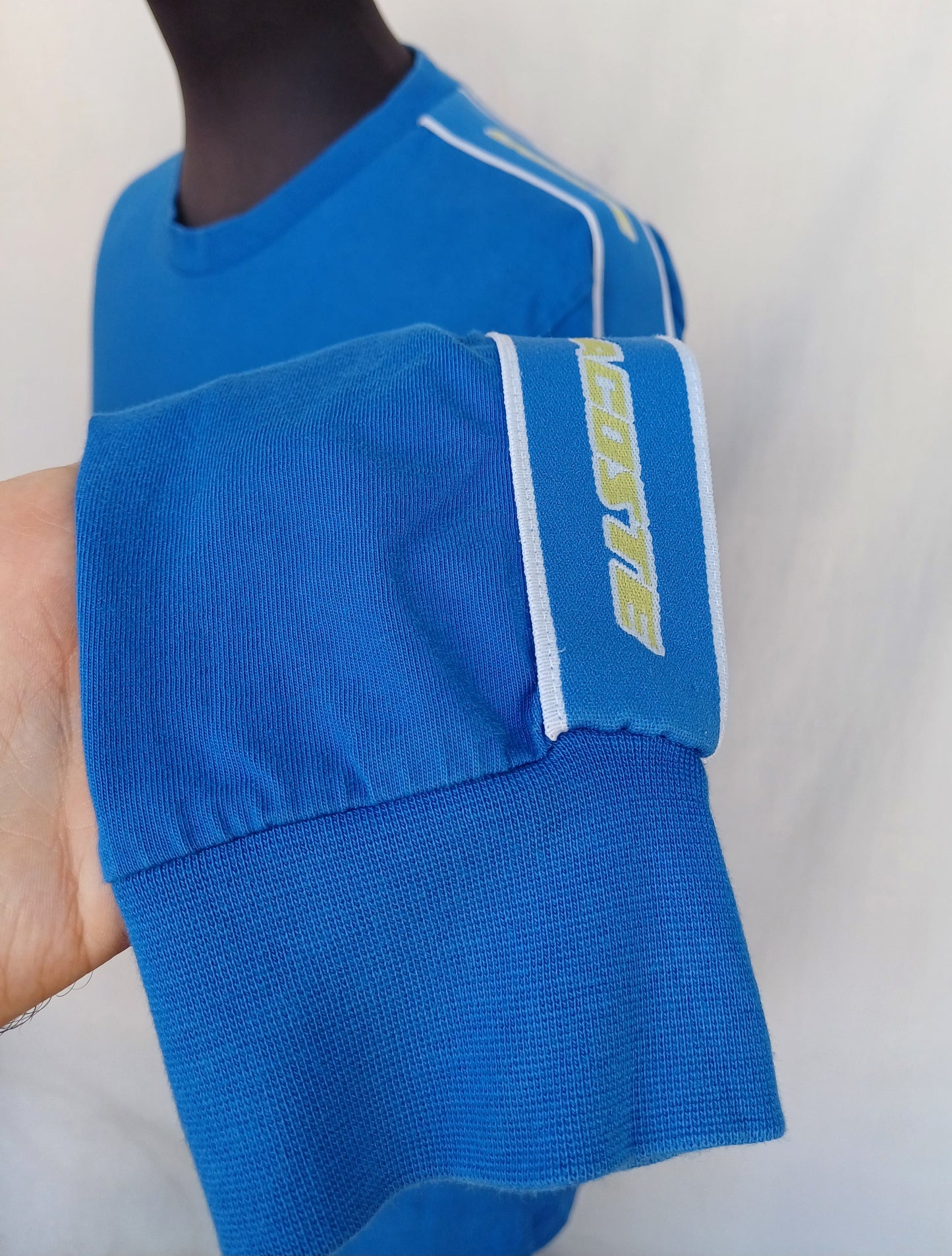 Lacoste relaxed Fit Cotton Taped Logo T-Shirt Size 3/Mens S