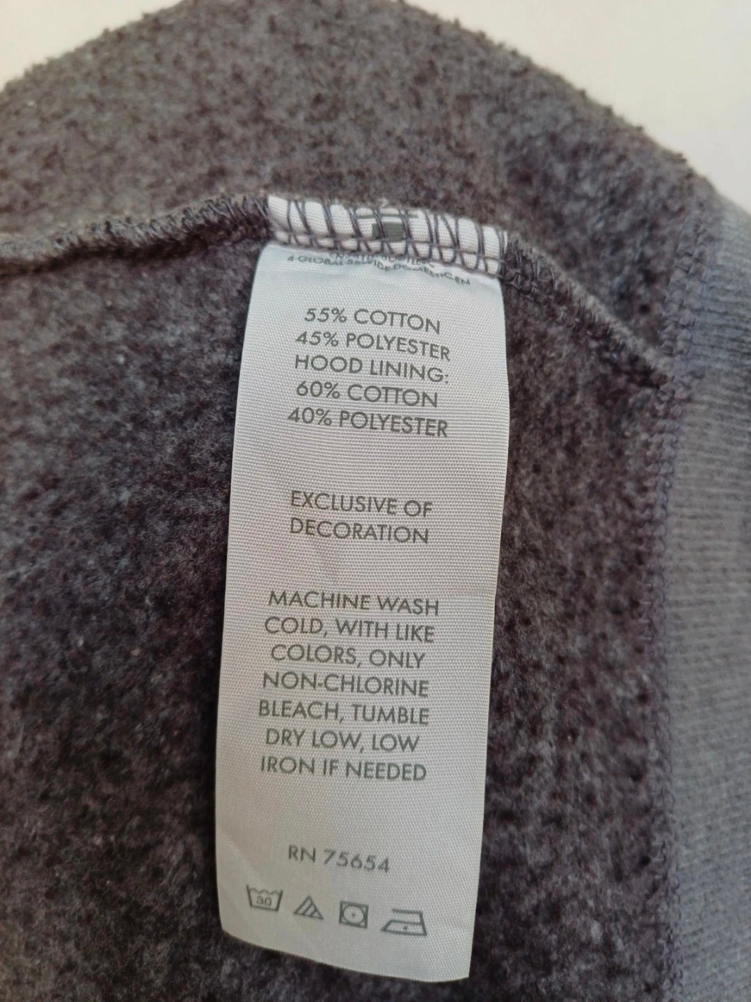 Hollister Spell Out Zip Hoodie Pocket Sweatshirt Mens M