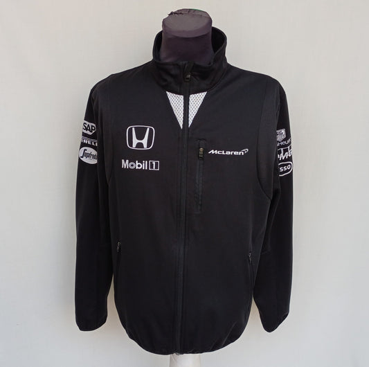 McLaren Honda F1 team Softshell Racing Jacket Mens M