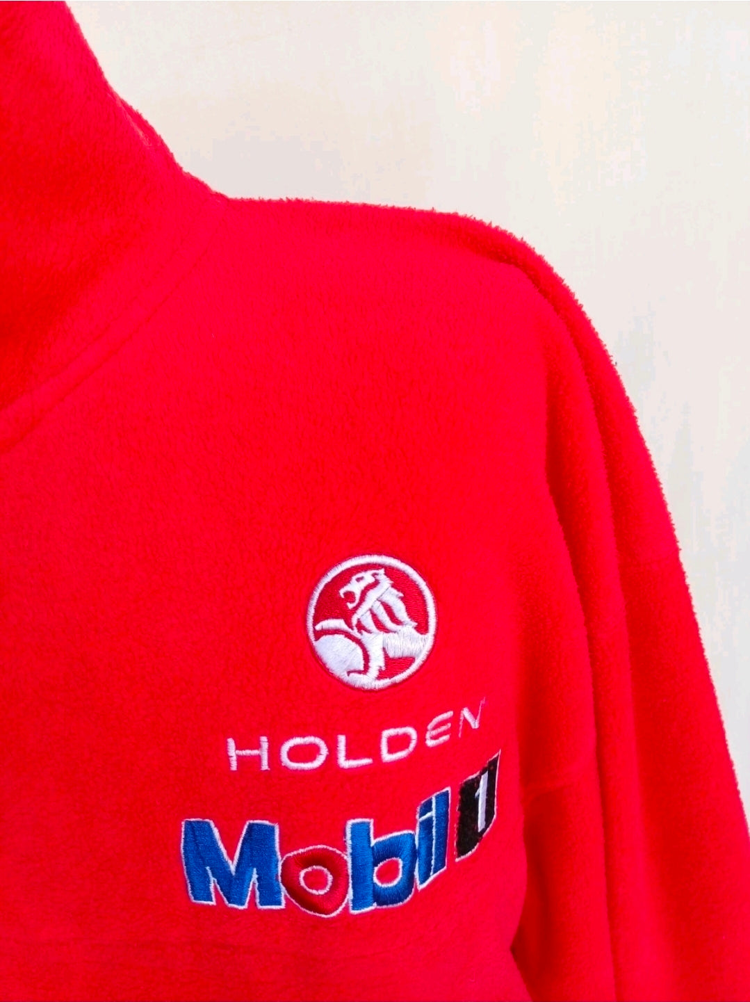 Vintage Holden Racing Team HSV Lions Den Zip Fleece Pullover Sweater Mens XL