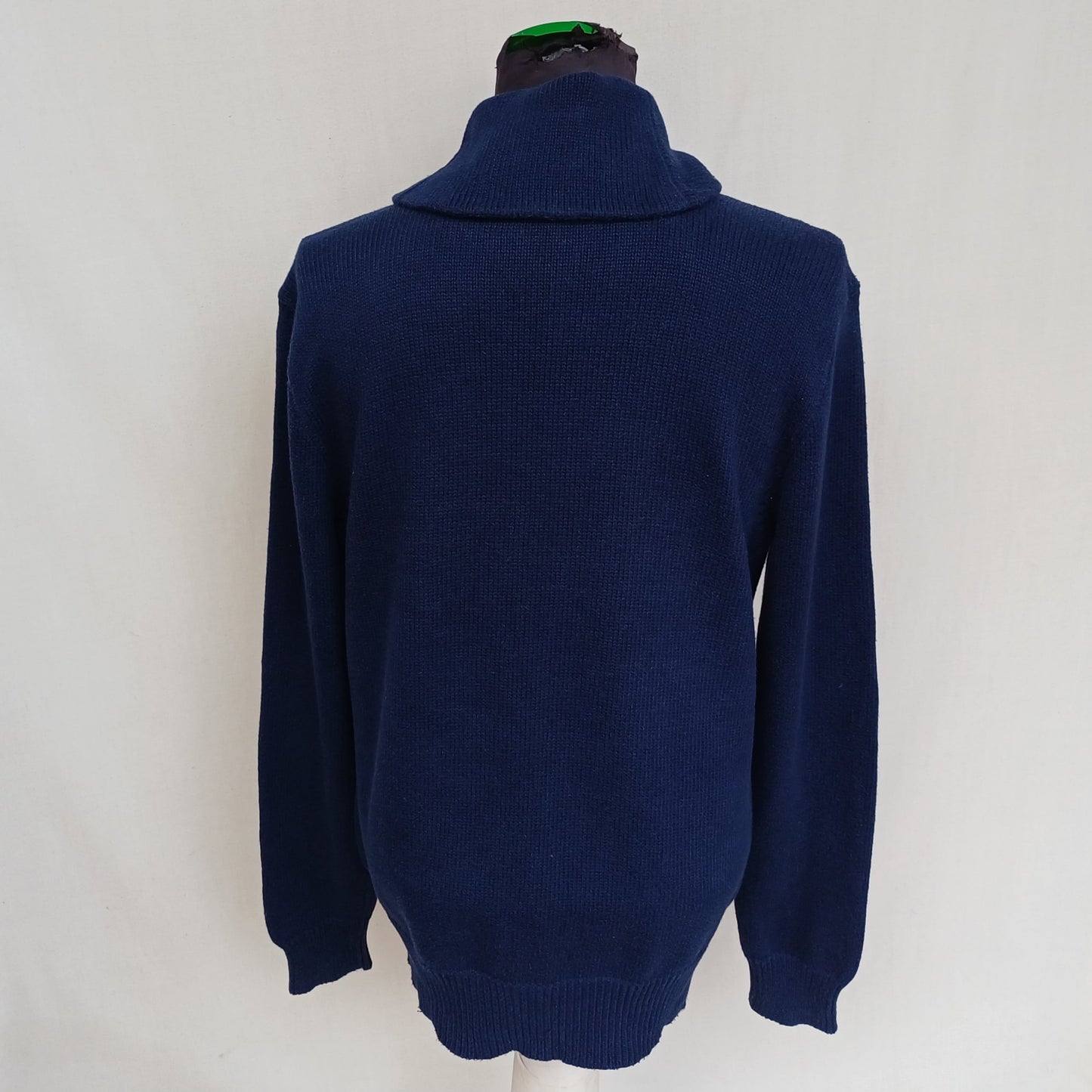 Polo Ralph Lauren Shawl Collar Cotton Knit Sweater Mens M